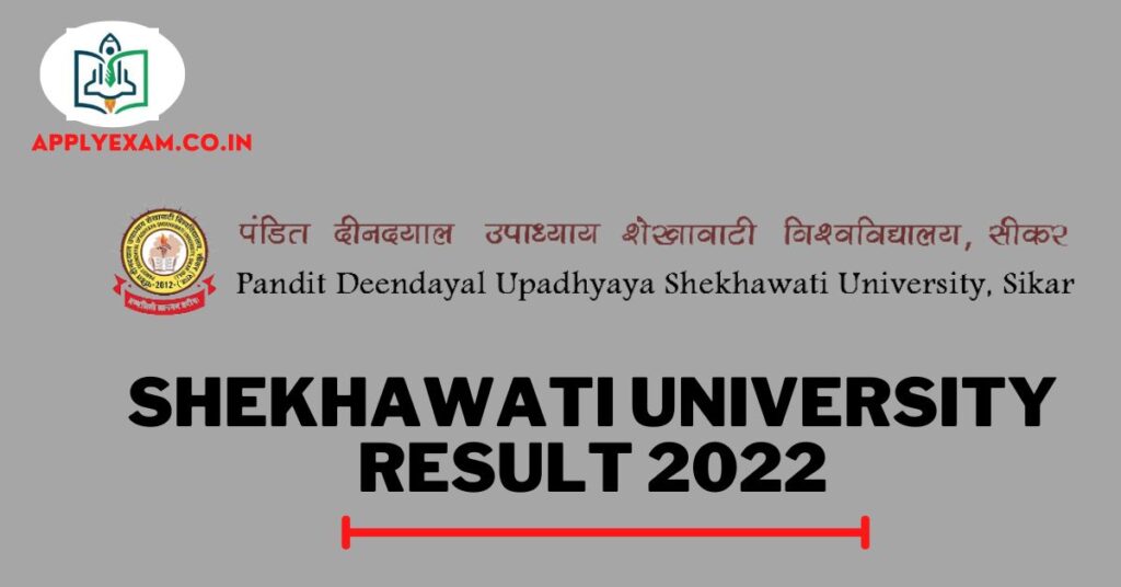 shekhawati-university-result-shekhauni-ac-in
