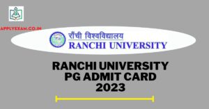 ranchi-university-pg-3rd-sem-admit-card-download