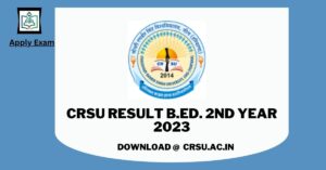 crsu-result-b-ed-2nd-year-crsu-ac-in