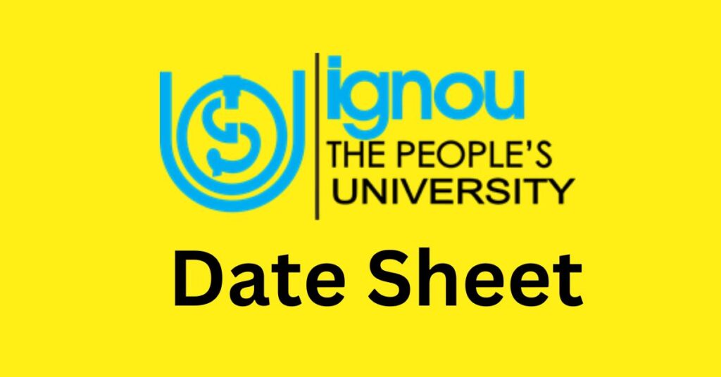 IGNOU Date Sheet June 2023 Download @ IGNOU.Ac.In