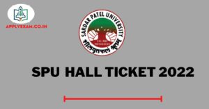 SPU UG PG Hall Ticket 2022, Download @ spuvvn.edu