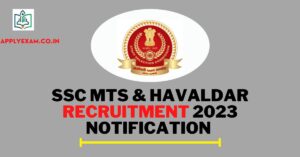 SSC MTS & Havildar Recruitment 2023 Notification (Out), Apply Online For 11409 Posts