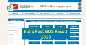 India Post GDS Result 2023 Check Merit List and Cut-Off Marks Online