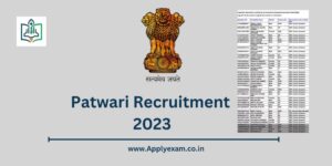 Patwari Recruitment 2023 Apply Online For Latest Vacancies
