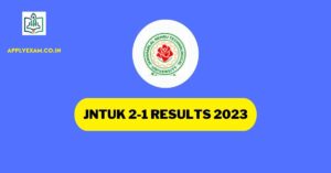 JNTUK 2-1 Results 2023 (Link), Check BTech R20 Regular Exam, jntukresults.edu.in