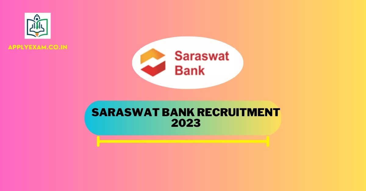 saraswat-bank-recruitment-apply-online