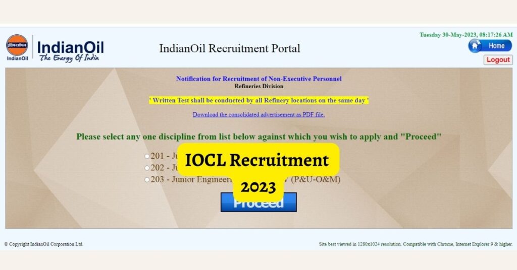 iocl-recruitment-2023-apply-online