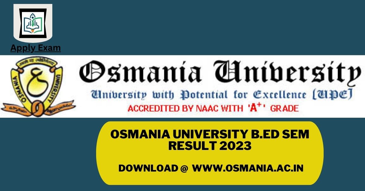 osmania-university-b-ed-sem-result-link