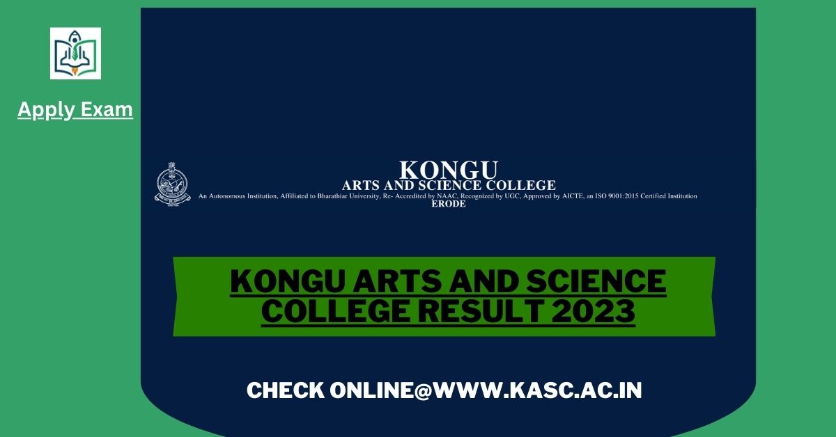 kongu-arts-and-science-college-result-link