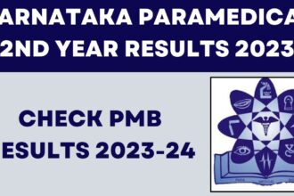 Karnataka Paramedical 2nd Year Results 2023